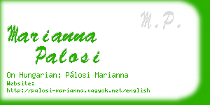 marianna palosi business card